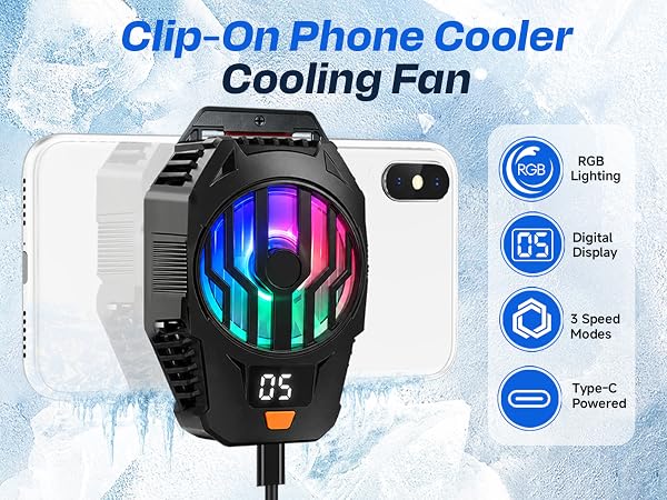 Clip-On Phone Cooler