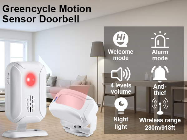 door bell chime door buzzer door chime for business wireless door sensor motion sensor alarm