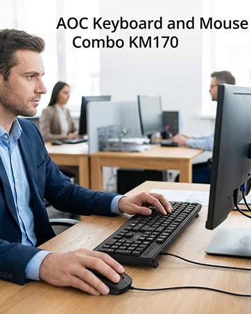 AOC keyboard and mouse combo KM170