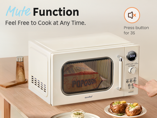 microwave with mute function