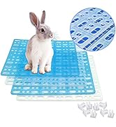 Rabbit Feet Pad,Hole Leak Water Design for Plastic Bunny Feet Pad Playpen Feet Mats Plastic Rabbi...
