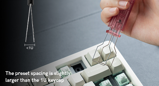 Effortless Removal of Keycapspink