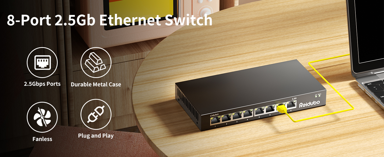 2.5gb switch 8 port