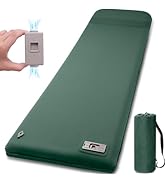 Self Inflating Sleeping Pad with Electric Pump, 3.14" Ultra-Thick Memory Foam Sleeping Mats for C...