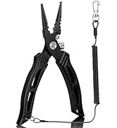 Pullther Fishing 6 inch Fishing Pliers,Corrosion Resistant Fishing Tools,Saltwater Resistant Stai...