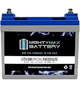 Mighty Max Battery ML35-12LI -12V 35AH Deep Cycle Lithium Battery Brand Product