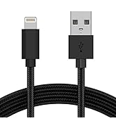 TALK WORKS iPhone Charger Lightning Cable 10ft Long Braided Heavy Duty Cord MFI Certified for App...