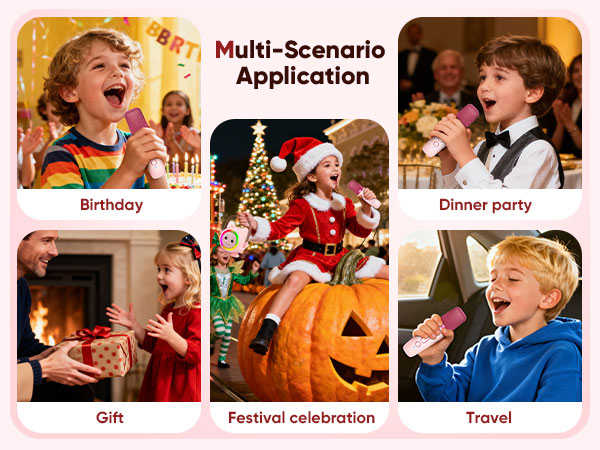 Mini Karaoke Machine Toy for Kids