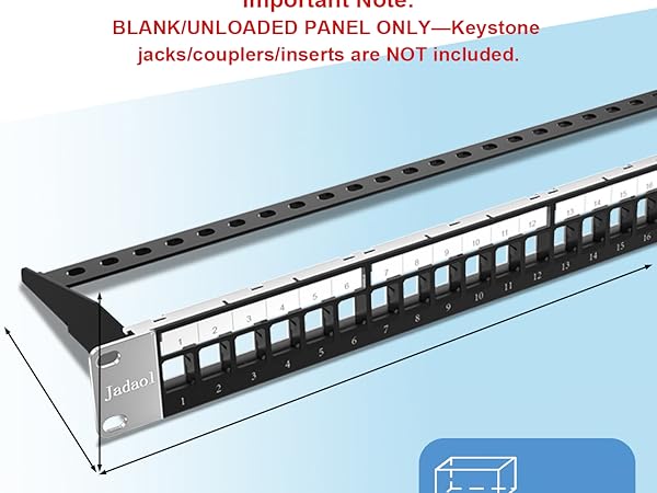 Shielded Blank Patch Panel