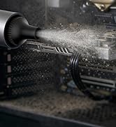 Xerceo Electric Air Duster, Cordless Compressed Air Duster, Metal Body, 4 Speeds, Hold-to-Turbo, ...