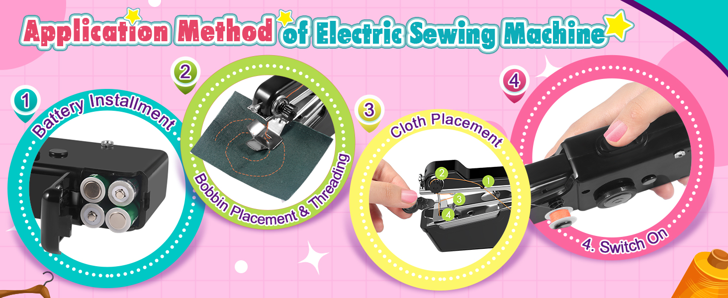 sewing machine sewing machine for beginners maquina de coser handheld sewing machine mini