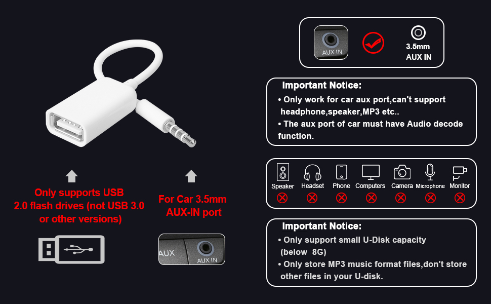 AUX TO USB