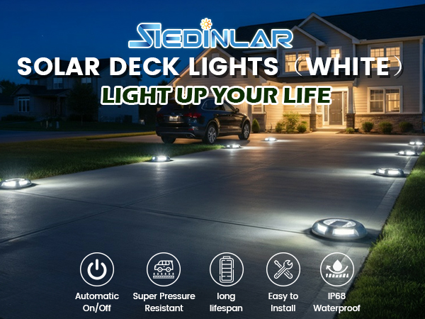 solar deck lights