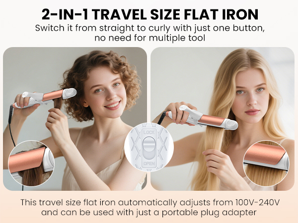 dual voltage flat iron