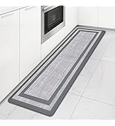 Mattitude Kitchen Mat and Rugs Cushioned Kitchen mats ,17.3"x 59",Non-Skid Waterproof Kitchen Rug...