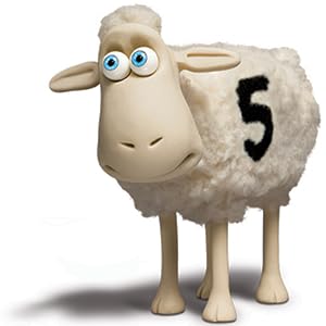 Serta mattress sheep on white background