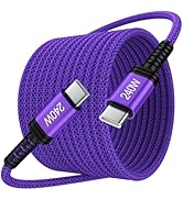 USB C to C Fast Charger Cable 10ft, 240W Long Type C to USB C Fast Charging Cord Wire for Samsung...