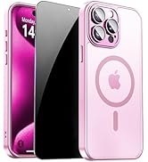 ZOZDOKG Magnetic for iPhone 15 Pro Max Case with Privacy Screen Protector & Full Camera Cover, Co...