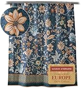 Maison d' Hermine Shower Curtain 100% Cotton One Panel 70