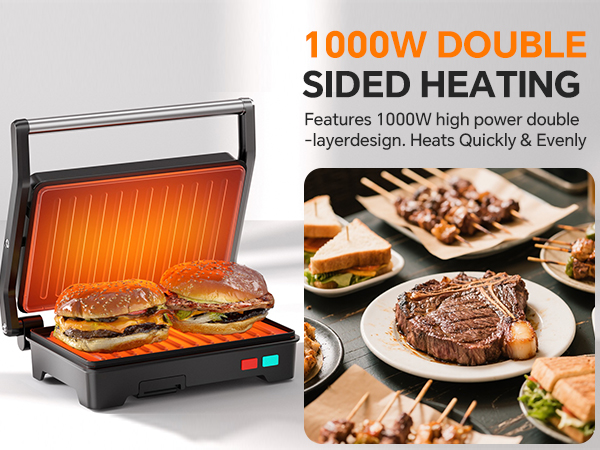 1000W DOUBLE SIDED HEATING