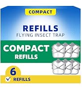 Compact Flying Insect Trap Indoor Refill Kit &amp; 6 Cartridges - Compatible with M577 (6 Cartridges)