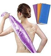 ARCH&amp;M 3 Pack Exfoliating Towel for Body, 35-Inch Korean &amp; Japanese Style Washcloth for Shower, D...