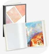 CRANBURY Art Portfolio 9x12 Binder - (Black), 9 x 12 Binder with 24 Clear Sleeves, Displays 48 Pa...