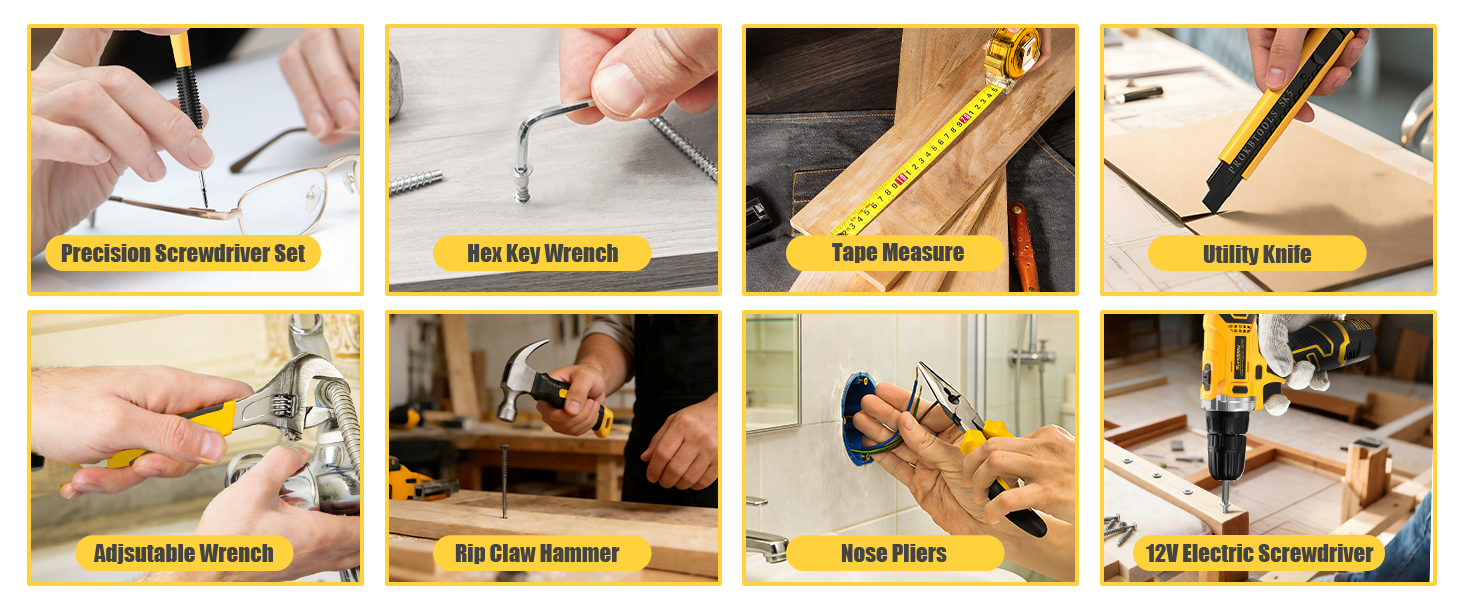 home tool kit with drill