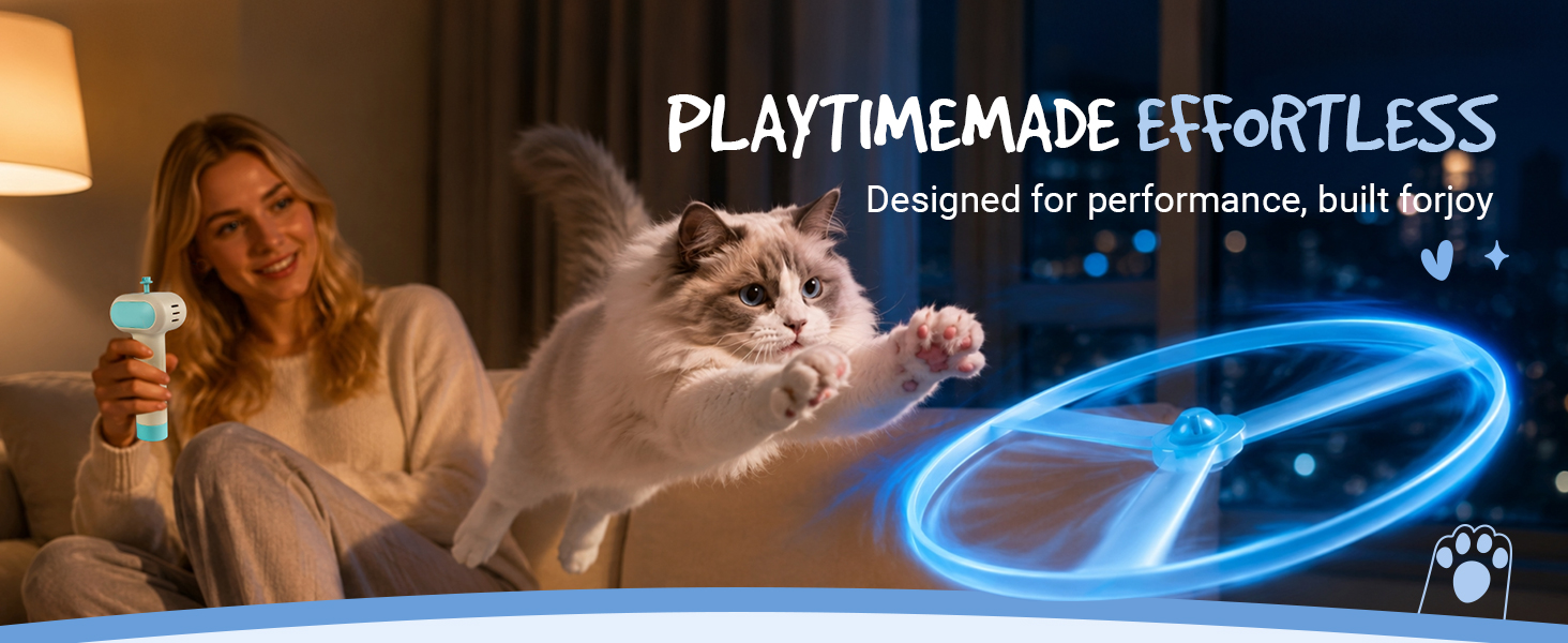 flying disc launcher toy interactive