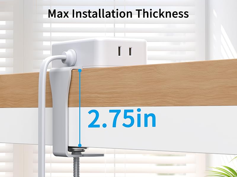 desk mount power strip