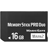 HSANYIUR High-Speed 16GB Memory Stick Pro Duo Mark2 - for PSP and Camera Memory Cards