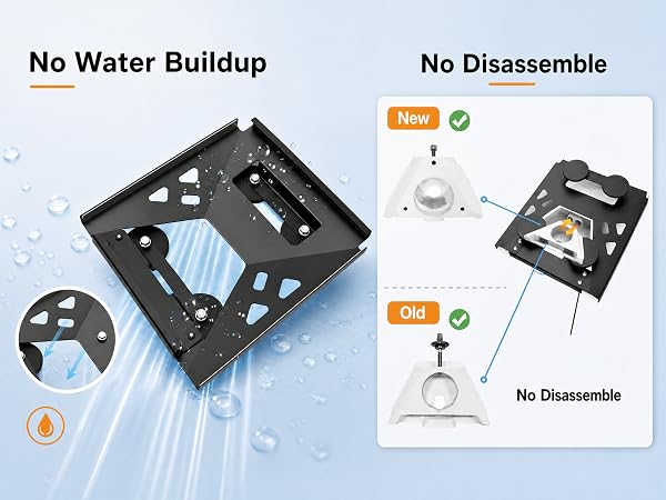 No Water Buildup