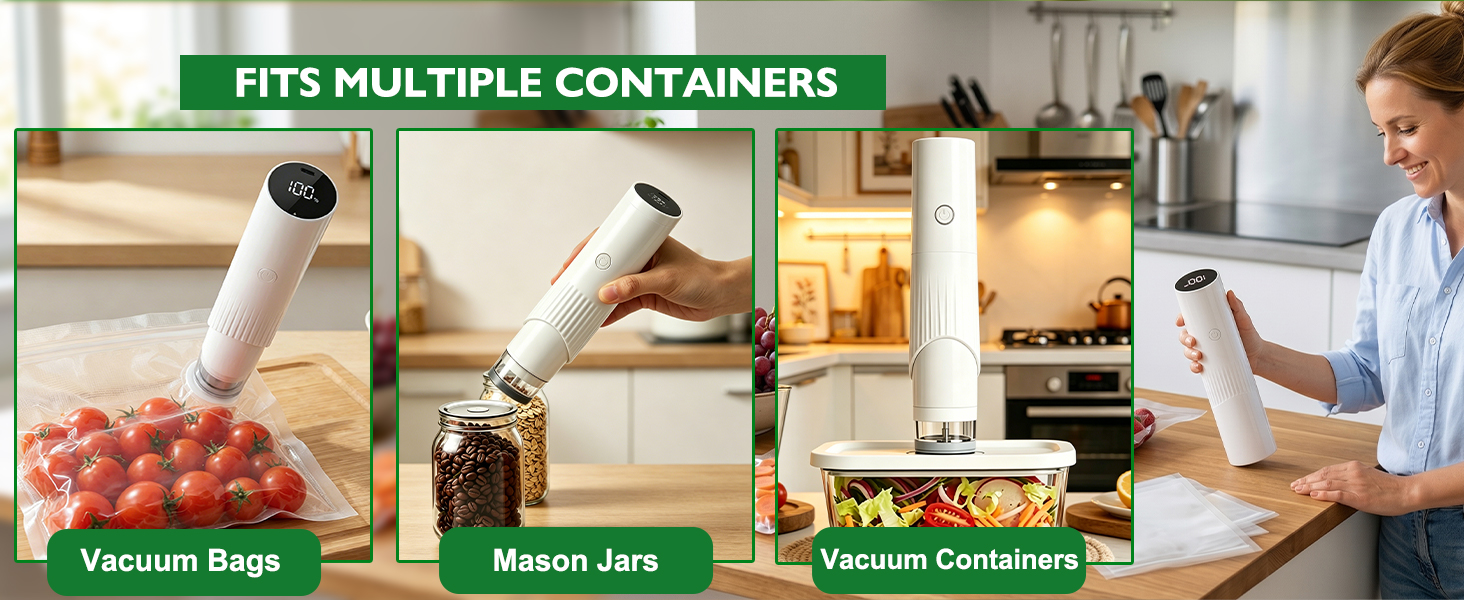 electric mason jar vacuum sealer kit
