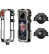 AMAZEAR Metal Protective Case for Insta360 X5 Accessories, Insta 360 X5 Multifunction Utility Fra...