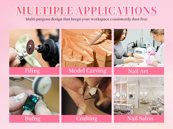 nail vacuum dust collector
