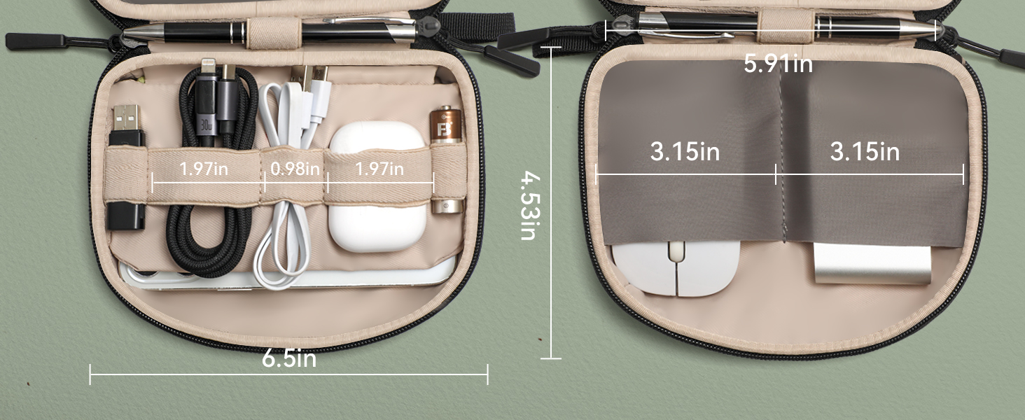 Electronic Organizer, Travel Cable Electronic Organizer Case Bag