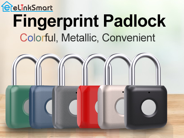 Fingerprint Padlock eLinkSmart Gym Locker Lock
