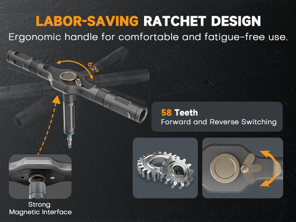 Labor-Saving Ratchet Design