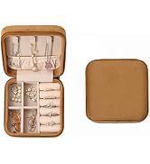GUKA Plush Velvet Travel Jewelry Box Organize, Jewelry Travel Case, Small Portable Organizer Boxe...
