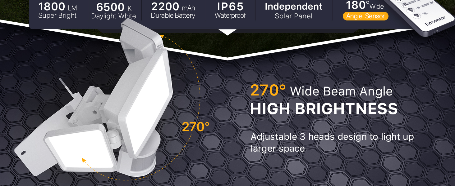 solar security lights outdoor motion sensor