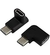 Oxsubor USB C Male to Female Adapter, Type C 90 Degree Angled Right &amp; Left and Up &amp; Down Extensio...