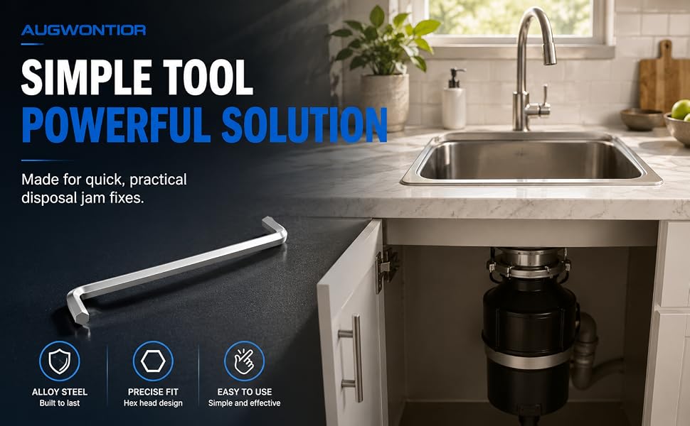  Augwontior Garbage Disposal Wrench