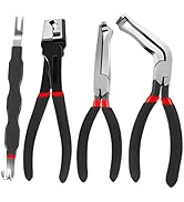 4 Pieces Electrical Disconnect Pliers, Electrical Connector Separator Plier, Automotive Hose Clam...