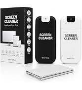 Screen Cleaner Spray Kit with Nano Fiber Cloth for Phone, iPad, Laptop, Monitor &amp; TV Screens, Por...