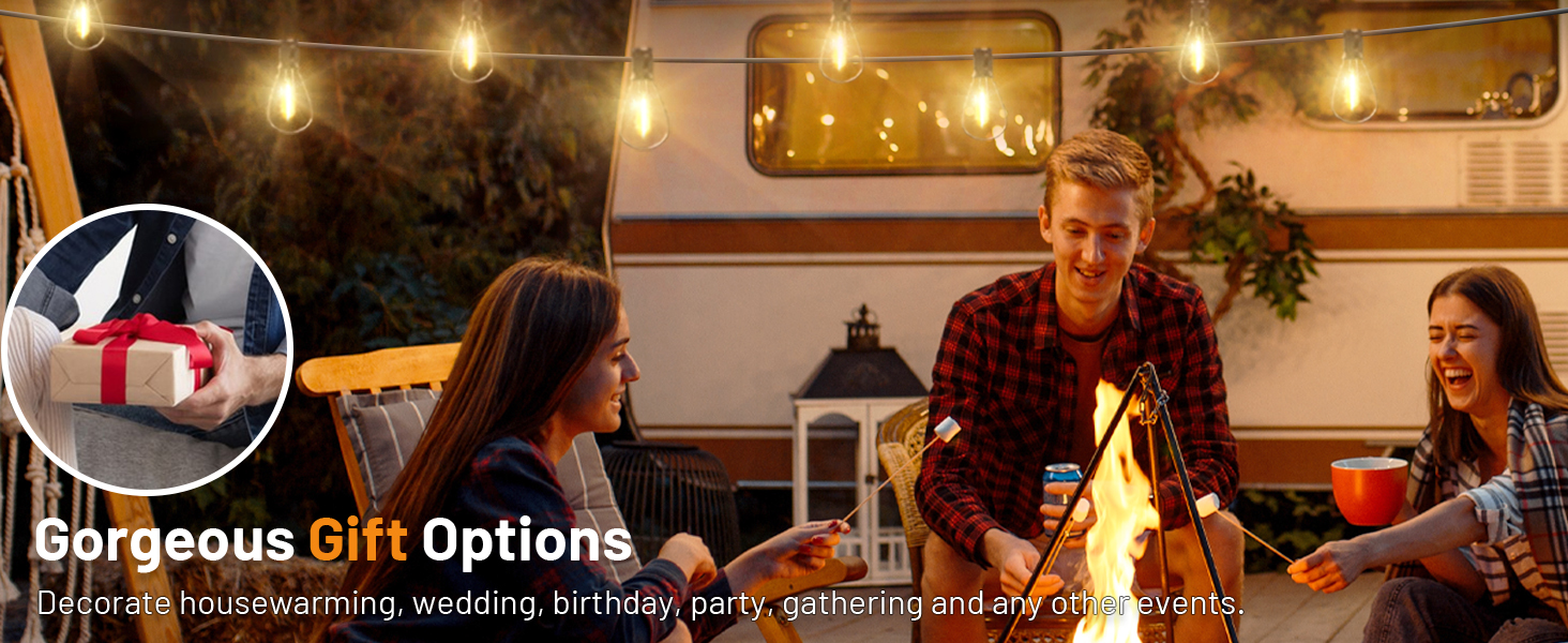 outdoor string lights