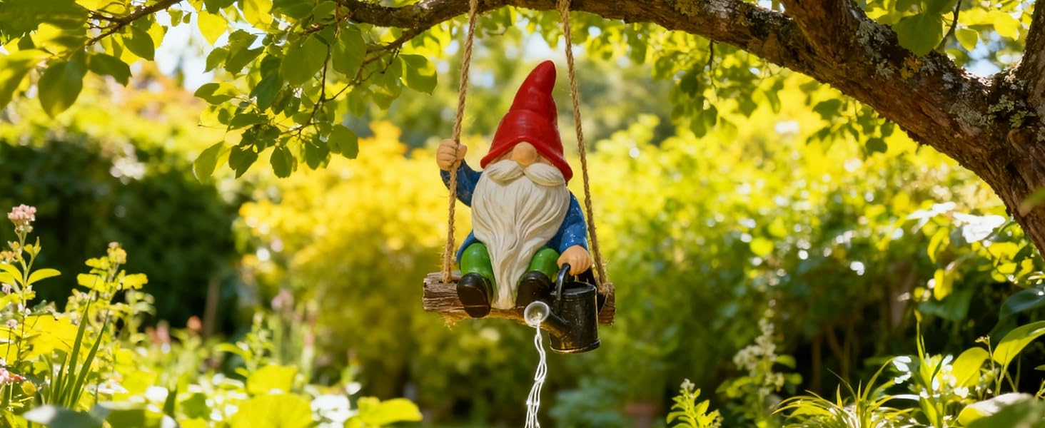 hanging gnome decoration for tree
