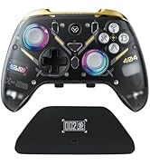 BLESSOURCE PC Controller,Bluetooth Controller with Hall Triggers,Hall Joysticks,RGB Light,for PC/...