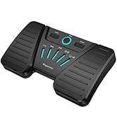 Wegrower Wireless Page Turner Pedal for Musical Instruments,Portable Bluetooth Foot Pedal, Silent...