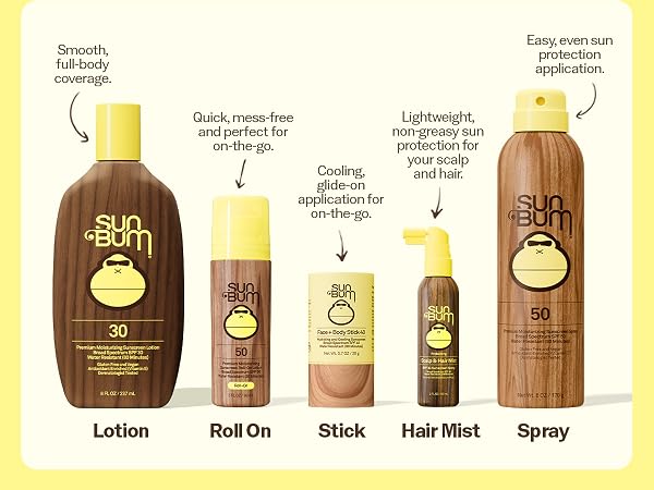 Sun Bum OG body lineup
