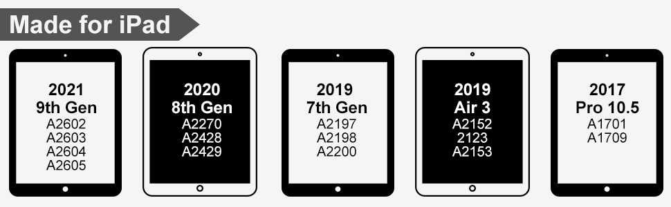 iPad keyboard case for ipad 10.2